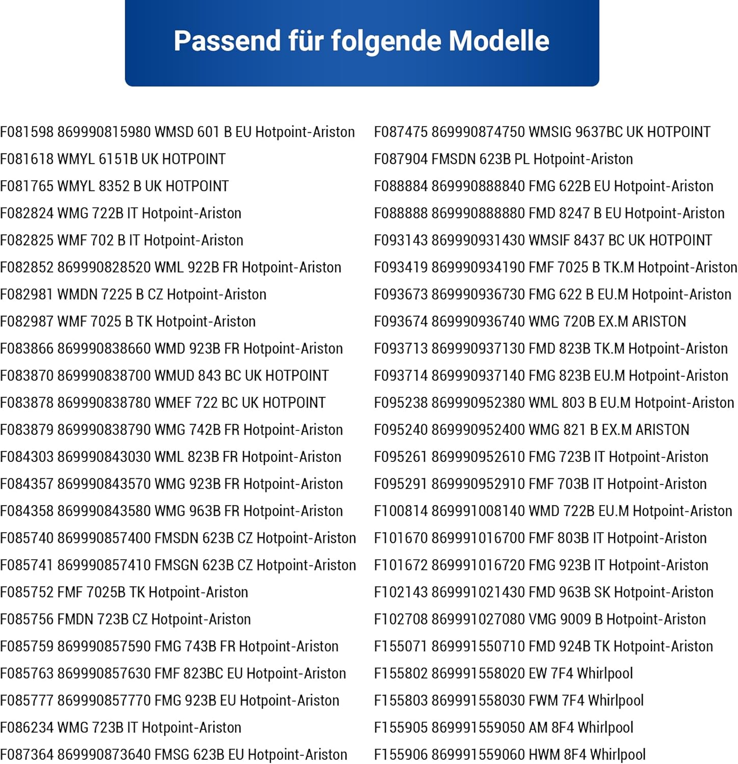VIOKS Washing Machine Handle Replacement for Indesit Ariston Hotpoint C00286151 & Whirlpool Bauknecht 482000031725 - Grey Plastic Pull Handle, 213 x 106 x 27 mm 6 VIOKS Washing Machine Handle Replacement for Indesit Ariston Hotpoint C00286151 & Whirlpool Bauknecht 482000031725 - Grey Plastic Pull Handle, 213 x 106 x 27 mm - الصورة 6