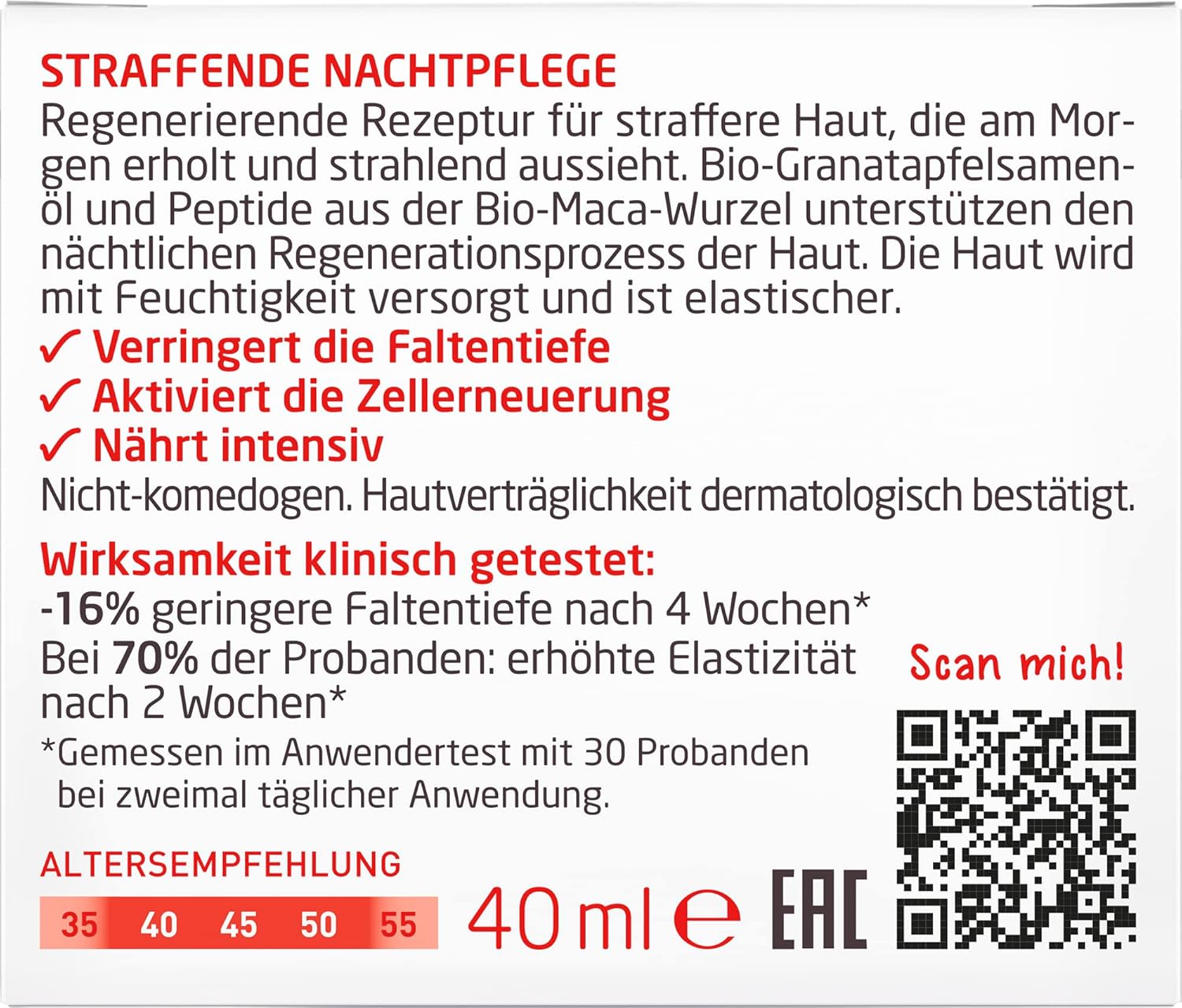 Weleda GRANADA & PÉPTIDOS DE MACA crema de noche reafirmante 40 ml 3 Weleda GRANADA & PÉPTIDOS DE MACA crema de noche reafirmante 40 ml - الصورة 3