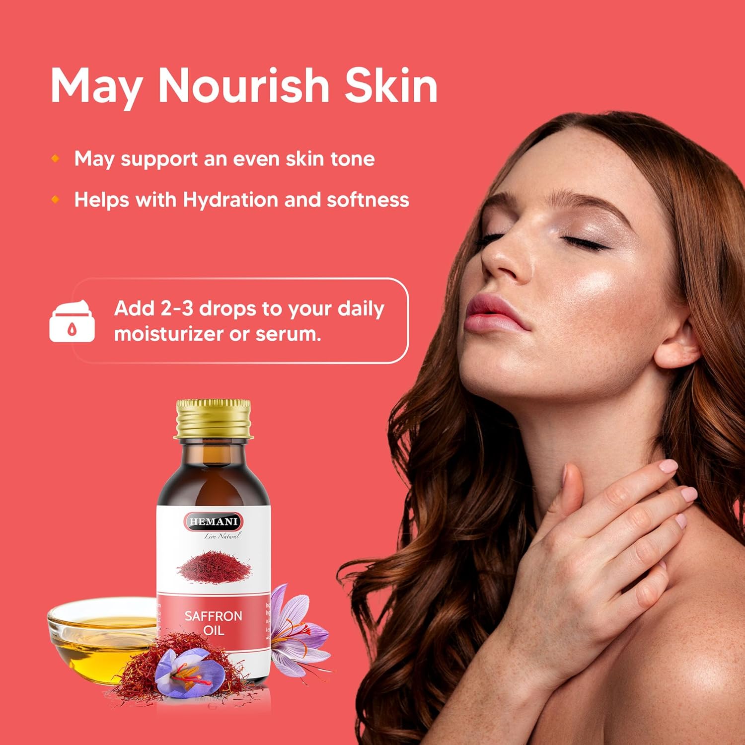 Hemani Saffron Oil 30ml by Hemani 4 Hemani Saffron Oil 30ml by Hemani - الصورة 4