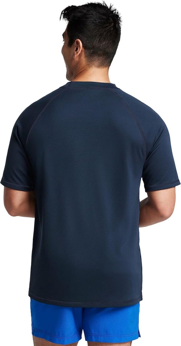 ⁦Speedo Men's Uv Swim Shirt Long Sleeve Loose Fit Easy Tee⁩ - الصورة ⁦2⁩