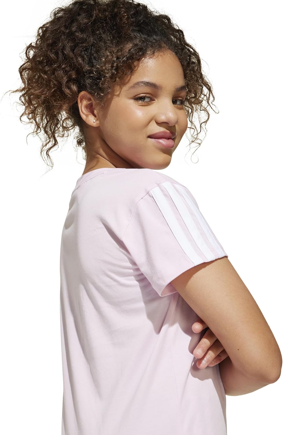 تي شيرت اسنشيالز للأطفال البنات من اديداس 3 تي شيرت اسنشيالز للأطفال البنات من اديداس - الصورة 3