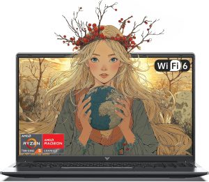 MALLRACE LX15PRO AMD Laptop,15.6'' FHD Display Laptop with AMD Ryzen 7 5700U(8C/16T,Up to 4.3Hz), 16GB DDR4x2 512GB SSD Notebook Computer with Numeric Keyboard, WIFI6