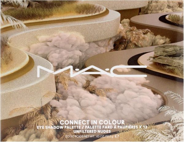 ⁦MAC Connect In Colour Eyeshadow Palette x12 - Unfiltered Nudes, 12.2 g⁩ - الصورة ⁦5⁩