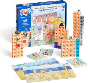 hand2mind MathLink Cubes Numberblocks 21-30 Activity Set