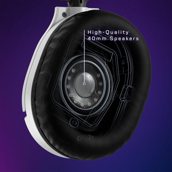 ⁦Turtle Beach Recon 70 White Xbox Cross-platform Gaming Headphones for Xbox Series X|S, Xbox One, PS5, PS4, Nintendo Switch, PC and Mobile⁩ - الصورة ⁦7⁩