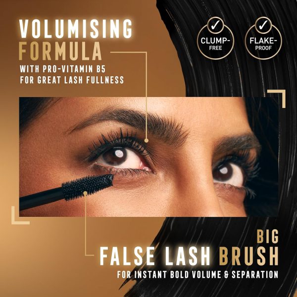 ⁦Max Factor False Lash Effect Mascara, Deep Raven Black, 13 ml⁩ - الصورة ⁦4⁩