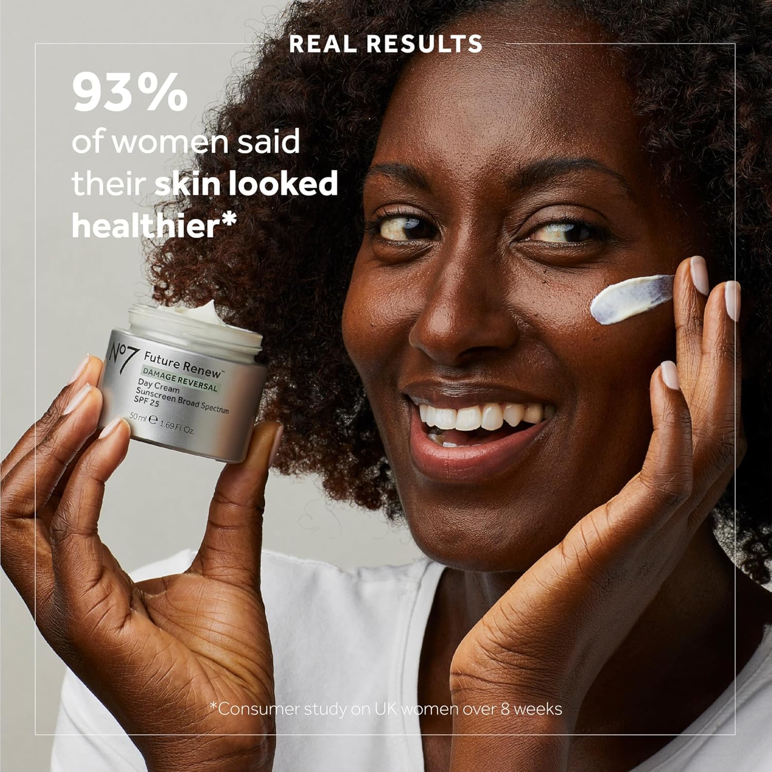 No7 Future Renew Damage Reversal Day Cream SPF 25 - Anti Aging Face Cream with SPF for Visible Sun Damage - Protects, Moisturizes & Reverses Dullness - Suitable for All Skin Types (1.69 Fl Oz) 3 No7 Future Renew Damage Reversal Day Cream SPF 25 - Anti Aging Face Cream with SPF for Visible Sun Damage - Protects, Moisturizes & Reverses Dullness - Suitable for All Skin Types (1.69 Fl Oz) - الصورة 3