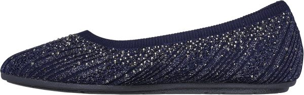 ⁦Skechers Cleo 2.0 - Glitzy Daze womens Ballet Flat⁩ - الصورة ⁦3⁩