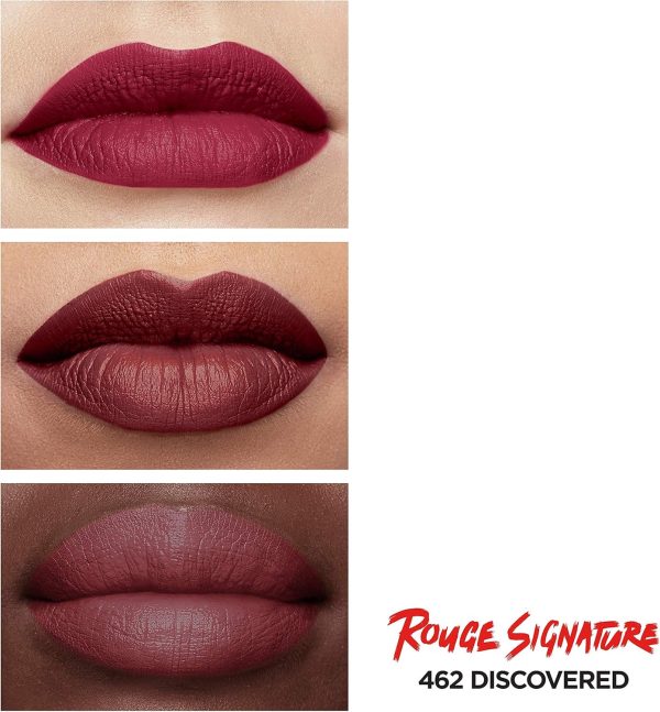 ⁦L'Oreal Paris Makeup Rouge Signature Matte Lip Stain, Discovered⁩ - الصورة ⁦3⁩