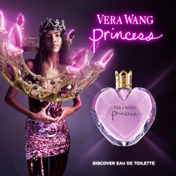 ⁦Vera Wang Princess Eau de Toilette 1 fl oz (Pack of 1), Notes of Apple, Quava, and Vanilla, Women's Fragrance, Long Lasting, Everyday Fragrance⁩ - الصورة ⁦3⁩