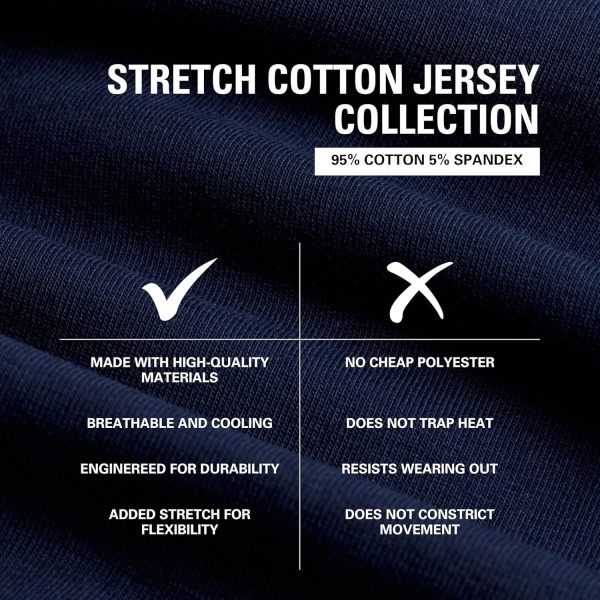 ⁦STRONGSIZE Big and Tall Men’s Muscle Tank Tops – Sleeveless Muscle Shirts for Men – Longer Length, Premium Stretch Cotton⁩ - الصورة ⁦5⁩