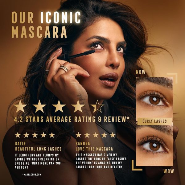 ⁦Max Factor False Lash Effect Mascara, Deep Raven Black, 13 ml⁩ - الصورة ⁦2⁩