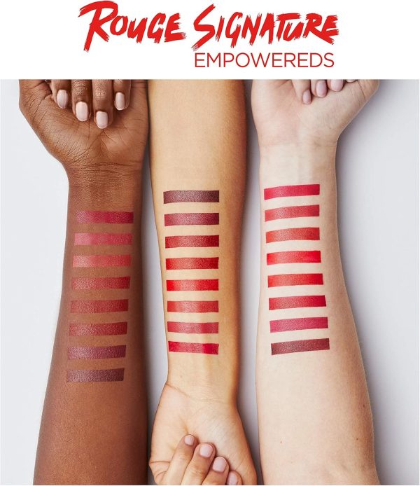 ⁦L'Oreal Paris Makeup Rouge Signature Matte Lip Stain, Discovered⁩ - الصورة ⁦5⁩