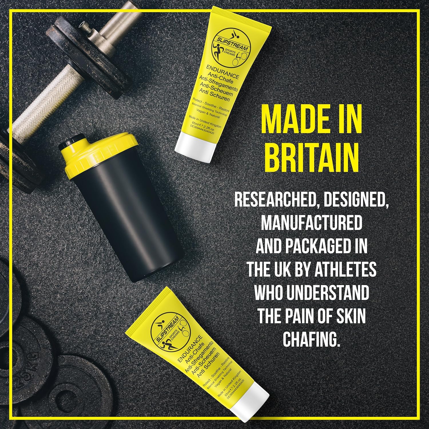 Slipstream Anti Chafing Cream,for Inner Thigh ❘ Anti Friction Chafing Cream, Chafing Gel & Spray Alternative, Skin Healing Relief for Runners & Cycling, Made with Natural Ingredients & Vegan Friendly 7 Slipstream Anti Chafing Cream,for Inner Thigh ❘ Anti Friction Chafing Cream, Chafing Gel & Spray Alternative, Skin Healing Relief for Runners & Cycling, Made with Natural Ingredients & Vegan Friendly - الصورة 7