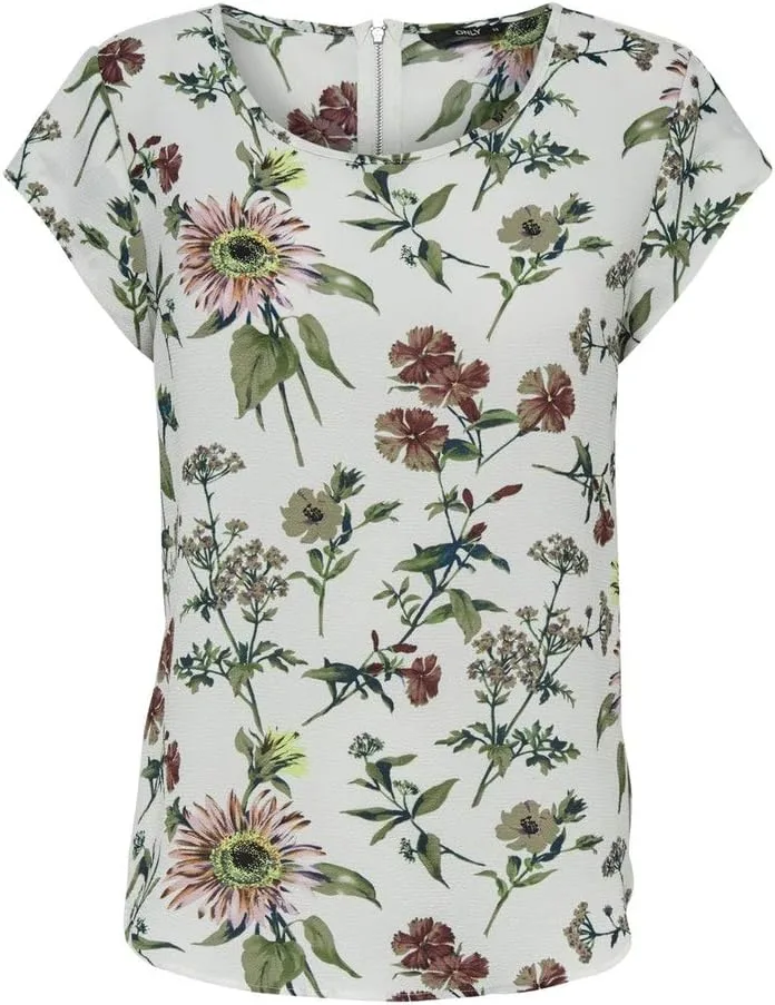 Only Womens ONLVIC SS AOP PTM Blouse jpg