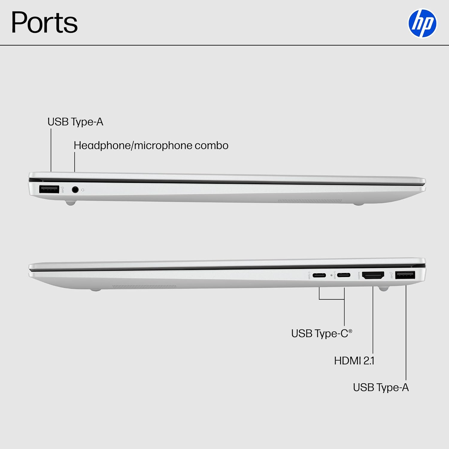HP OmniBook 5 Copilot+ AI PC, 16" 2K (1920x1200) Touchscreen, 32GB LPDDR5x RAM, 2TB SSD, AMD Ryzen AI 7 350 Up to 5GHz, Backlit KB, Windows 11 Home, W/Mouse 6 HP OmniBook 5 Copilot+ AI PC, 16" 2K (1920x1200) Touchscreen, 32GB LPDDR5x RAM, 2TB SSD, AMD Ryzen AI 7 350 Up to 5GHz, Backlit KB, Windows 11 Home, W/Mouse - الصورة 6