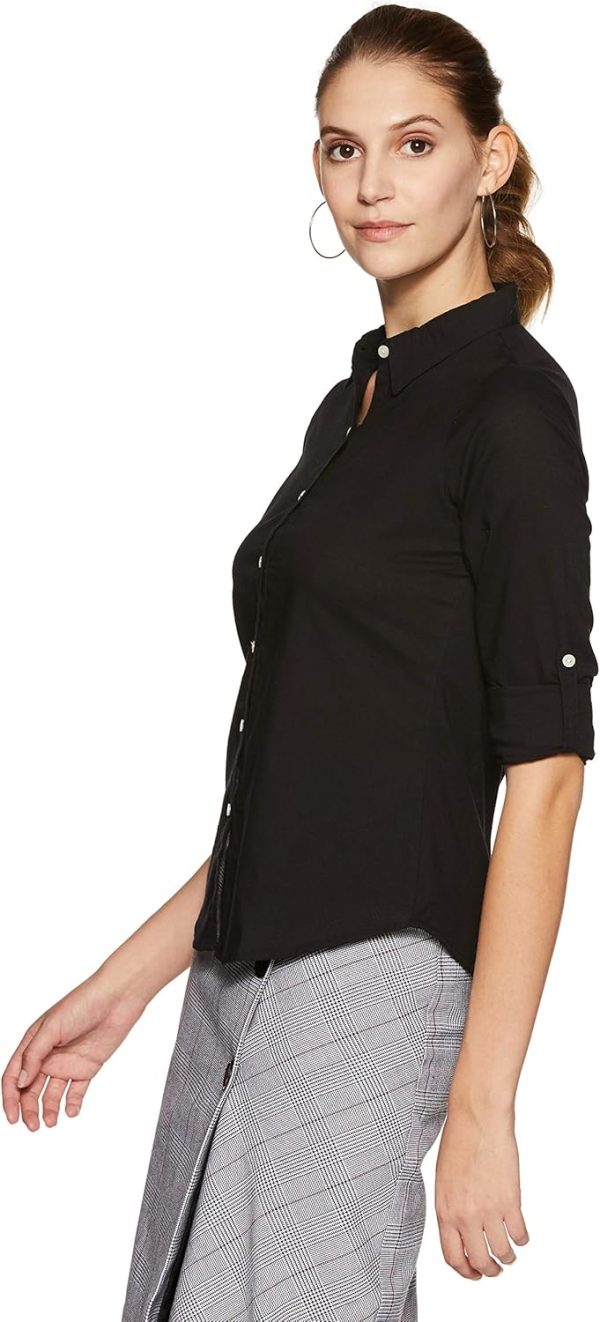 ⁦KRAVE Women's Black Shirt⁩ - الصورة ⁦3⁩