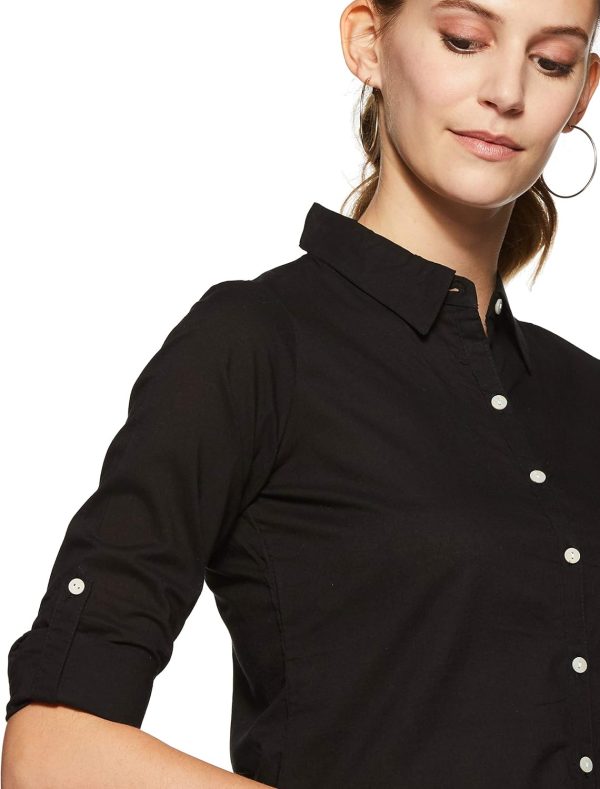 ⁦KRAVE Women's Black Shirt⁩ - الصورة ⁦4⁩
