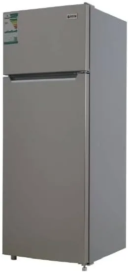 SREEN Double Door Refrigerator - 211 Liters - 7.4 Feet - Silver - SRTM274DF