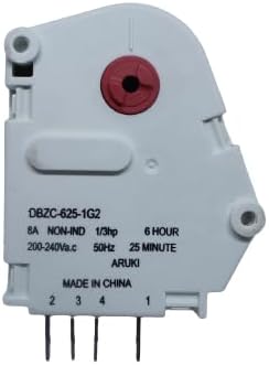 Refrigerator Defrost Timer Compatible with Kelvinator Frigi Dyer Kenmore AP2592907 08003824, 08011620, 1748201