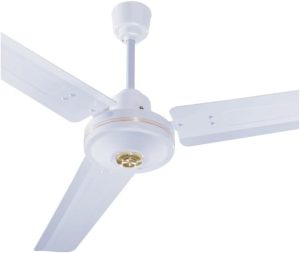 Klikon 56 Inch 3 Blade Ceiling Fan with 5 Speed Regulator 75W White KCF-501