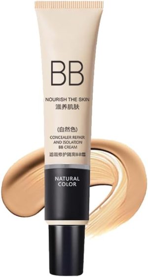 GraGra BB Cream, Color Correcting Cream, BB Cream Light, Tinted Moisturiser BB Cream, Tinted Moisturiser, Hydrating Evens Skin Tone, Lasting Flawless Cream for All Skin Types (Natural)