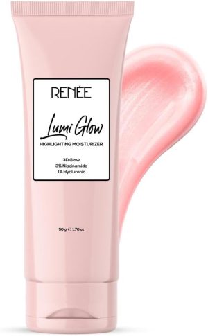 RENEE Lumi Glow Highlighting Moisturizer | Enriched with 3% Niacinamide & 1% Hyaluronic Acid | Prevents Photoaging & UV Damage | Reduces Pigmentation, Fine Lines & Wrinkles | Non-Sticky | Glowing Skin