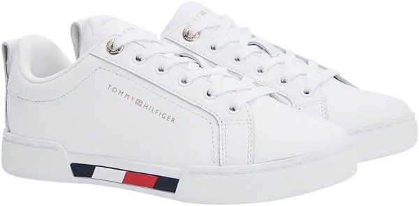 ⁦Tommy Hilfiger Tricolor Insert womens Cupsole Sneaker⁩ - الصورة ⁦2⁩