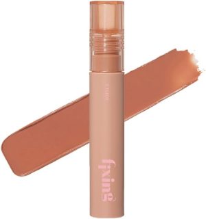 ETUDE Fixing Tint #04 Ginger Milk Tea | Long Lasting High Pigmented Liquid Lipstick |Waterproof Lightweight Matte Finish Lip Stain| Full Coverage