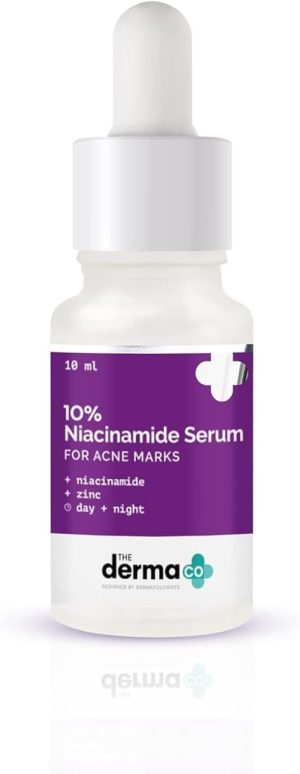The Derma Co 10% Niacinamide Face Serum For Acne Marks & Acne Prone Skin For Unisex, 10ml (Dermaco)