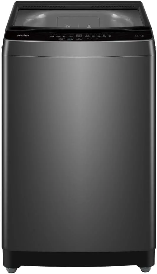 Haier 8 Kg Fully Automatic Washing Machine, Top Load, 8 Program, i Wash, Fuzzy Control, Quick Wash, Bionic Filter, HWM80-316S6, Silver