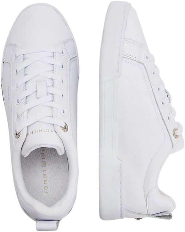 ⁦Tommy Hilfiger Tricolor Insert womens Cupsole Sneaker⁩ - الصورة ⁦4⁩