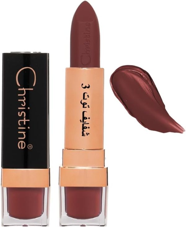 ⁦Christine Matte Lipstick Berry 3 No.49⁩ - الصورة ⁦2⁩