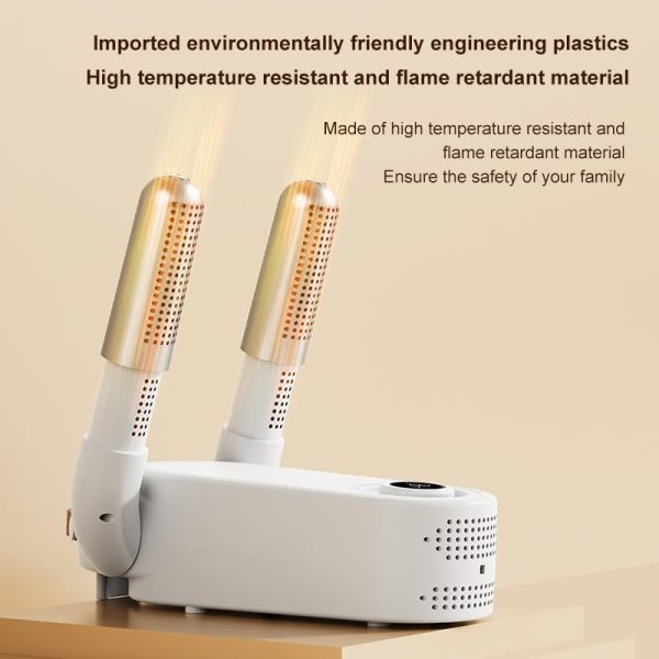 ⁦ALMEKAQUZ Shoe Dryer Boot Dryer, Shoe Dryer with Heat Blower, Glove Dryer & Boot Warmer, 90° Adjustable Dry Rack, Telescopic Bendable Dry Ports⁩ - الصورة ⁦4⁩
