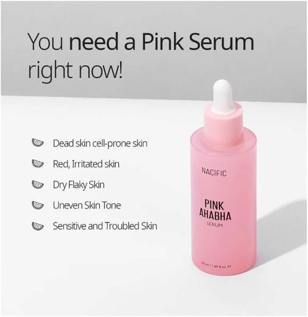 ⁦NACIFIC Pink AHA BHA Face Serum 50ml⁩ - الصورة ⁦3⁩