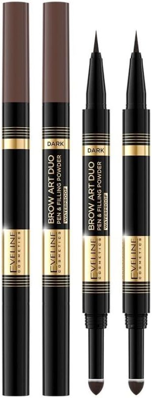 Eveline Cosmetics Eye Pencil 2in1 Brow Art Duo Dark