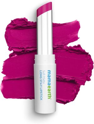 Mamaearth Soft Matte Long Stay Lip stick 02 Mulberry Pink 3.5g