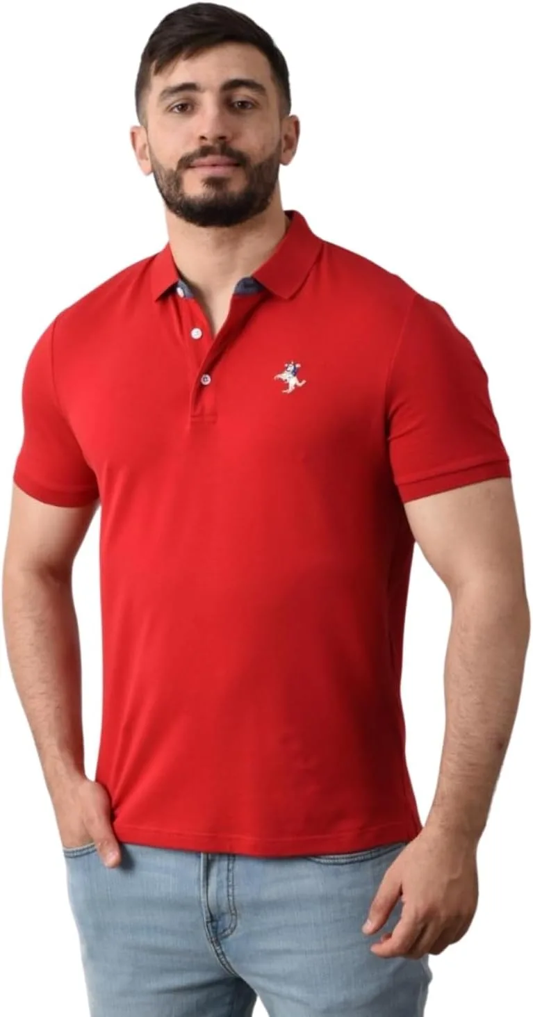 GIORDANO Men's 01014206 Rider Polo