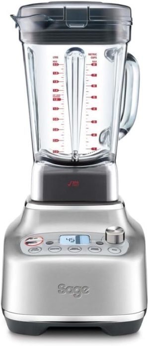 Sage - The Super Q - 2400w 2L Commercial Grade Quite Blender with 5 One Touch Programs and 12 Speed Settings - KSA Version, 2 Year Manufacturer Warranty