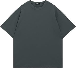 Vamtac Tshirt Cotton Basic Tee Oversized Short Sleeves Casual Solid Streetwear Tops