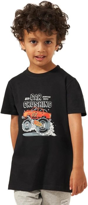 Styli Boys Graphic Print Short Sleeve T-Shirt