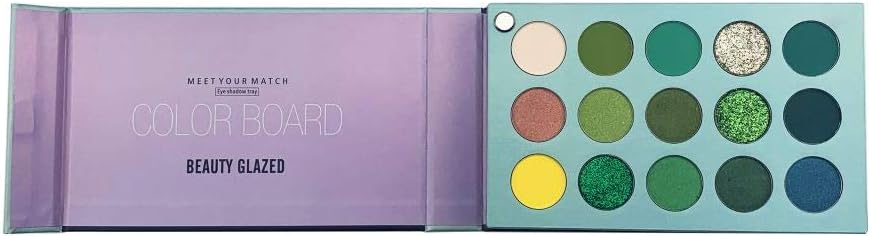 ColorfulLaVie Beauty Glazed Meet You Match 60 Colors Shimmer Matte and Glitter Eye Shadow Tray Soft Creamy Texture Blendable Long Lasting Color Board Travel Size Waterproof Eyeshadow Makeup Palette 7 ColorfulLaVie Beauty Glazed Meet You Match 60 Colors Shimmer Matte and Glitter Eye Shadow Tray Soft Creamy Texture Blendable Long Lasting Color Board Travel Size Waterproof Eyeshadow Makeup Palette - الصورة 7