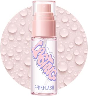 Pinkflash Double Fixing Setting Spray-SP01 for women, Ultra fine mist, Natural & safe ingredients, moisturizing, hydrating with soothing properties, Long-lasting, 40ml