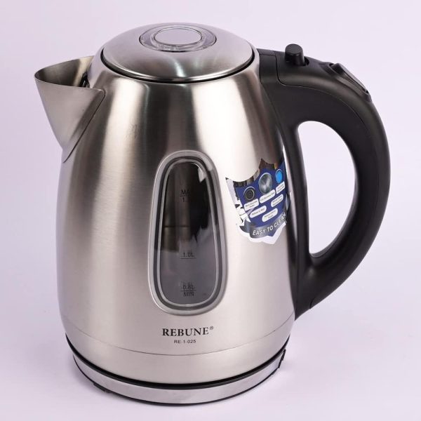 ⁦REBUNE Water Kettle (RE-1-025, Silver)⁩ - الصورة ⁦3⁩