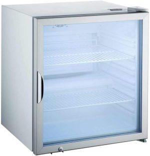 Bancol Glass Door Mini Refrigerator, Grey