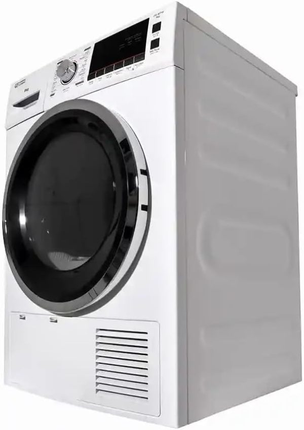 ⁦General Supreme Dryer Front Load 8 KG with Condenser 16 Programs, White, GS807W⁩ - الصورة ⁦2⁩
