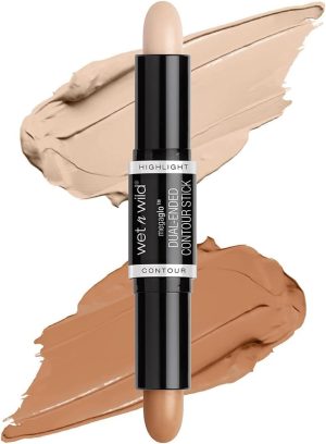 Wet n Wild MegaGlo Dual-Ended Contour Stick Medium/Tan, 0.28 Ounce (Pack of 1), (752A)