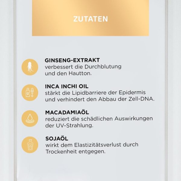 ⁦Eveline Cosmetics Gold Lift Expert Anti-Wrinkle Strong Firming Cream Day & Night 70+ with 24 Carat Gold 50 ml⁩ - الصورة ⁦5⁩