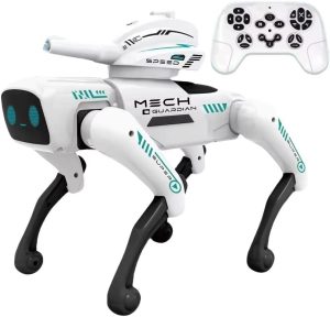 Interactive Robot Dog Toy, Remote Control Puppy with Voice Commands, Music, Dance, Water Bomb Launcher, Educational Gift for Kids 6-12 Size 32x2919cm | كلب روبوت للأطفال | كلب روبوت ذكي