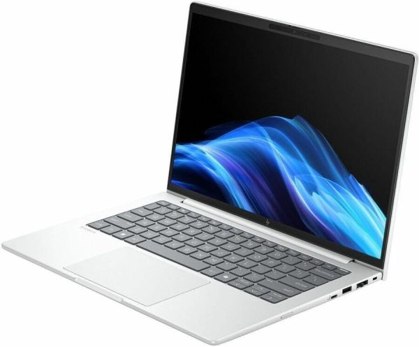 ⁦HP EliteBook 8 G1i 14" Notebook - WUXGA - Intel Core Ultra 7 265U - vPro Technology - 16 GB - 512 GB SSD - English Keyboard - Glacier Silver⁩ - الصورة ⁦9⁩